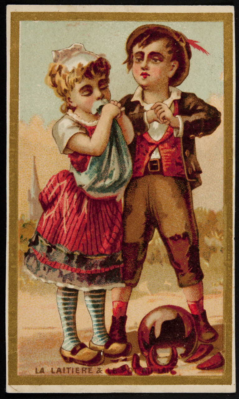 Bognard carte réclame chromo Paris 1876-1890 1995.1.2617.3 Photo