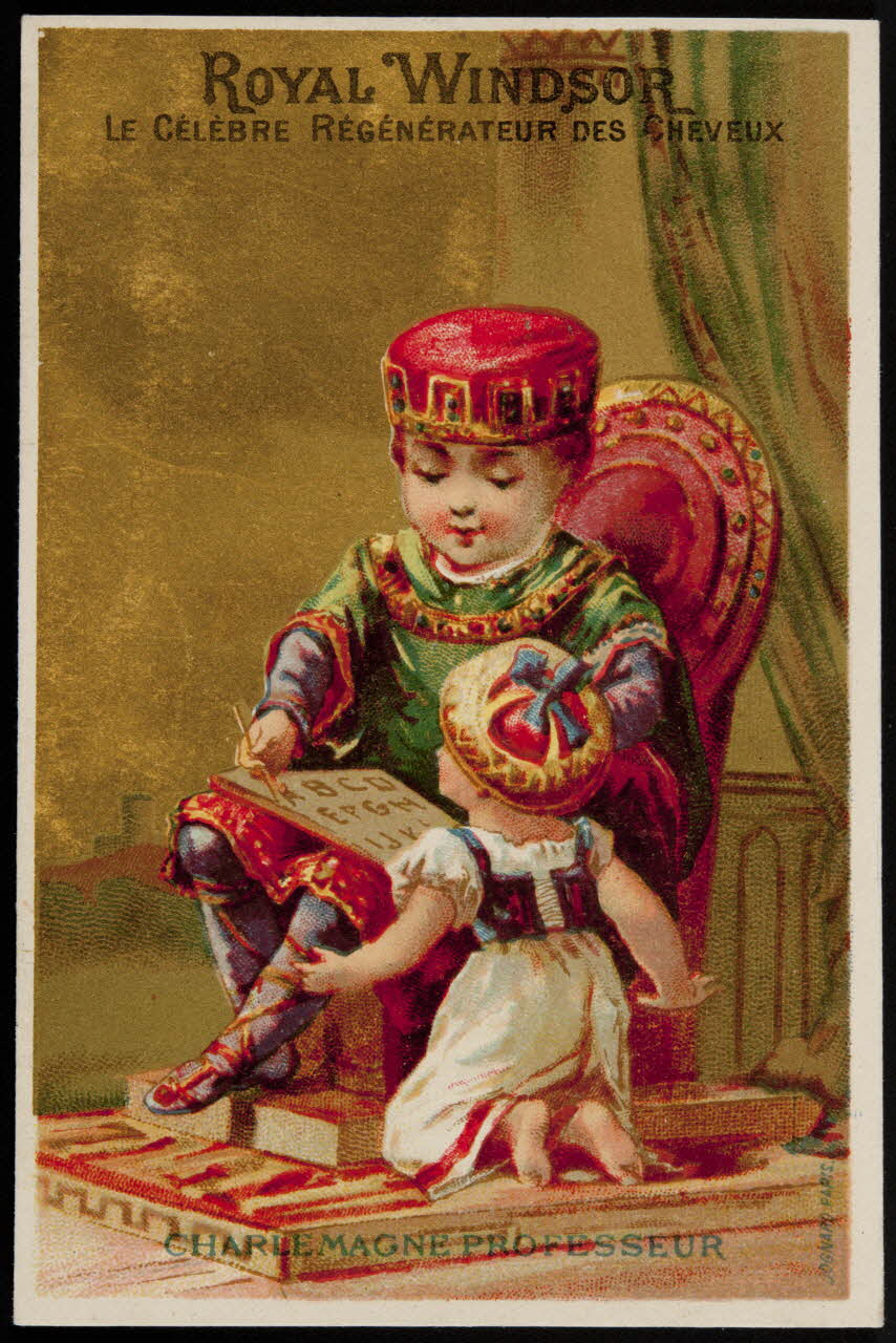 Bognard carte réclame chromo Paris 1876-1890 1995.1.2619.1 Photo