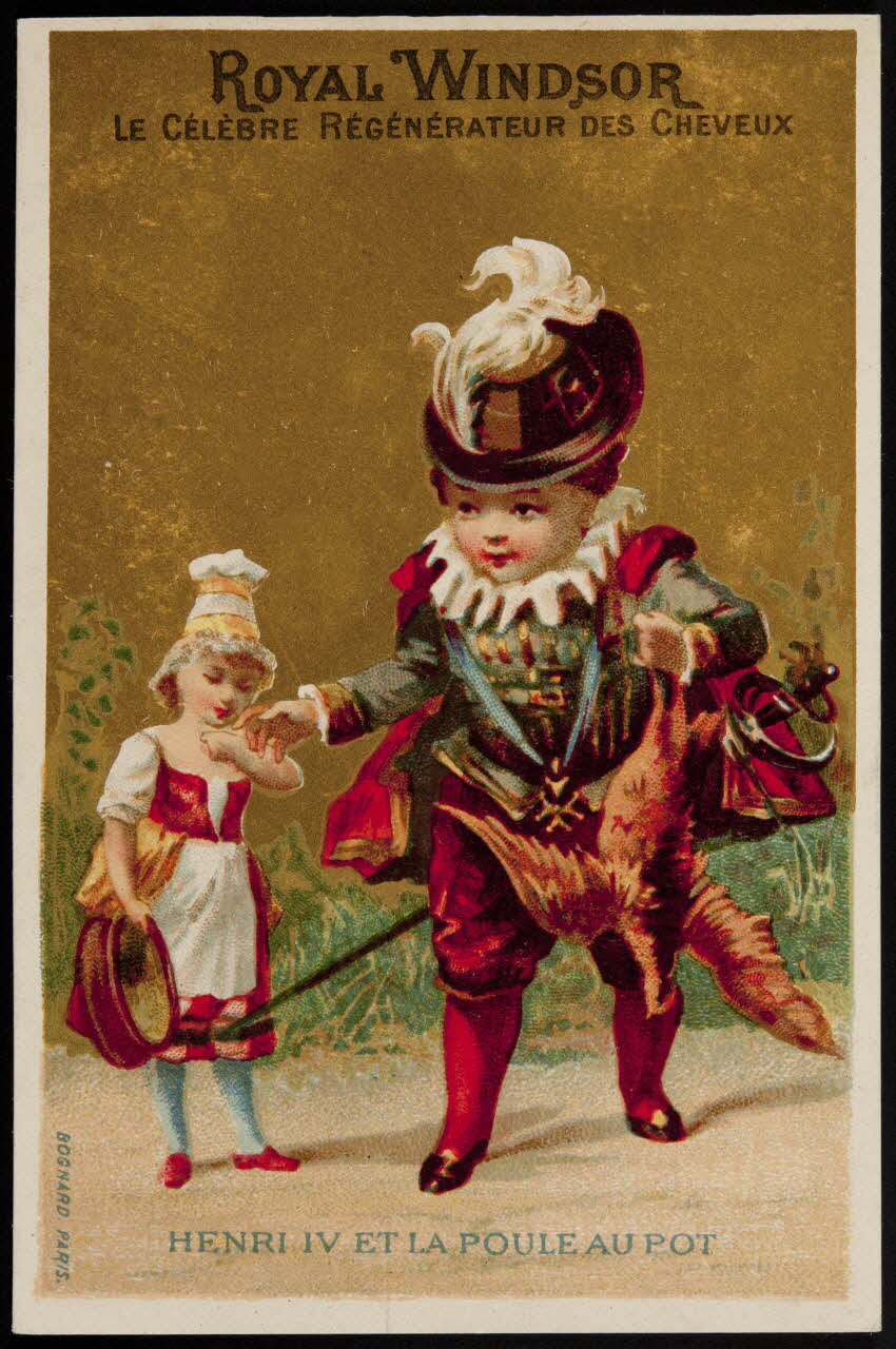 Bognard carte réclame chromo Paris 1876-1890 1995.1.2619.4 Photo