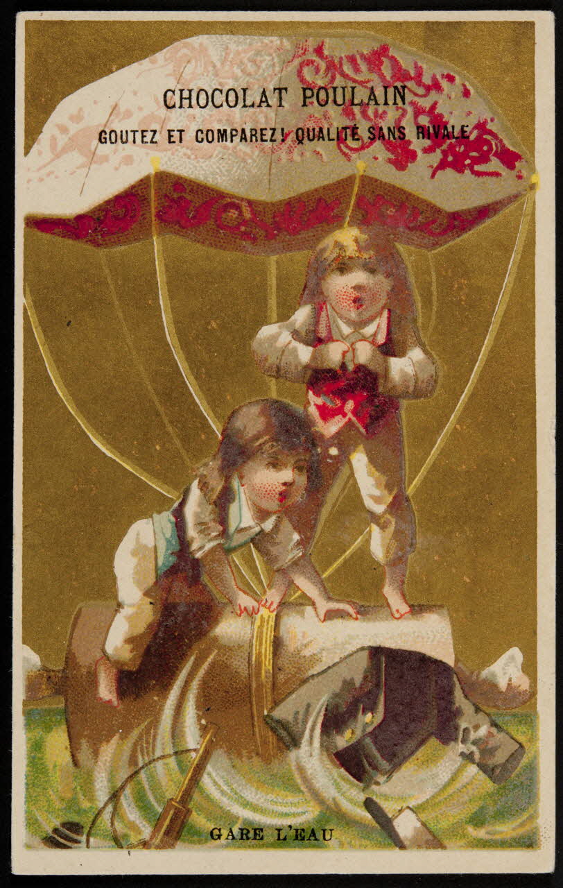 Bognard carte réclame chromo Paris 1876-1890 1995.1.2620.1 Photo