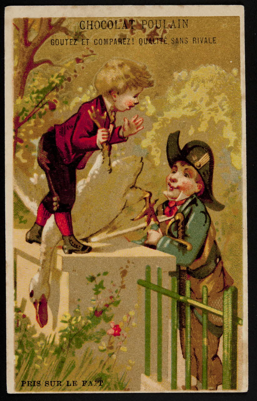 Bognard carte réclame chromo Paris 1876-1890 1995.1.2622.5 Photo