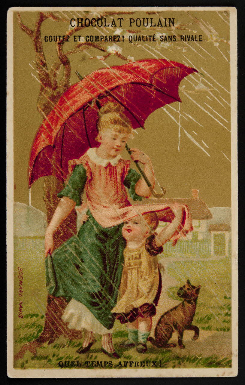 Bognard carte réclame chromo Paris 1876-1890 1995.1.2624.4 Photo