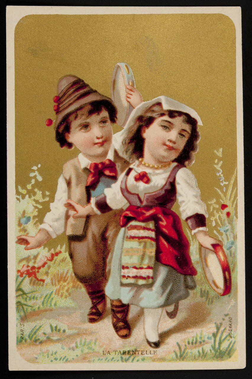 Bognard carte réclame chromo Paris 1876-1890 1995.1.2626.3 Photo