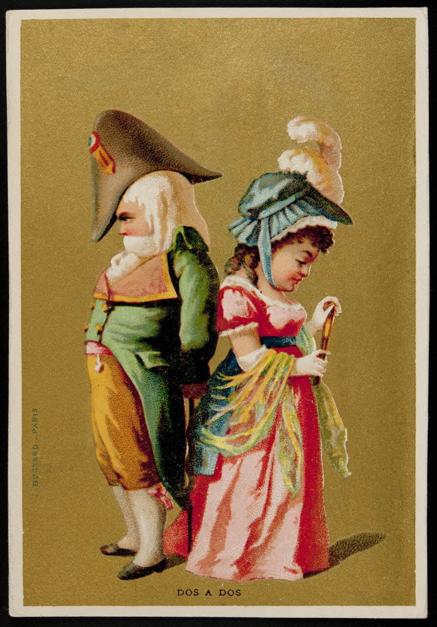 Bognard carte réclame chromo Paris 1876-1890 1995.1.2627.2 Photo