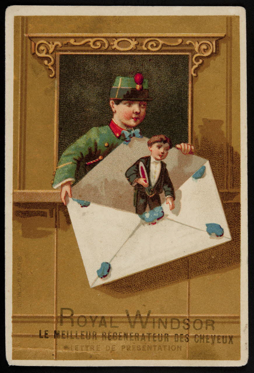 Bognard carte réclame chromo Paris 1876-1890 1995.1.2630.2 Photo