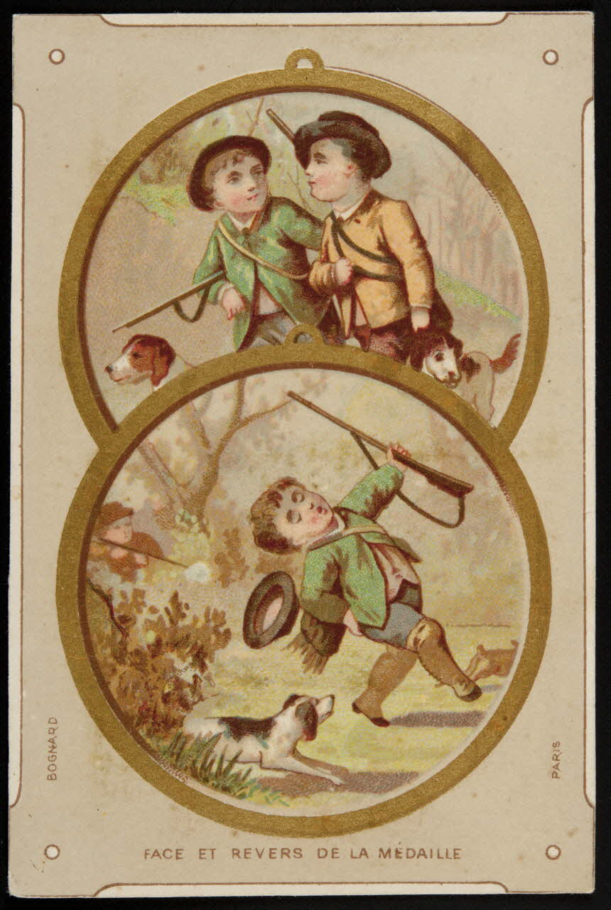 Bognard carte réclame chromo Paris 1876-1890 1995.1.2633.1 Photo