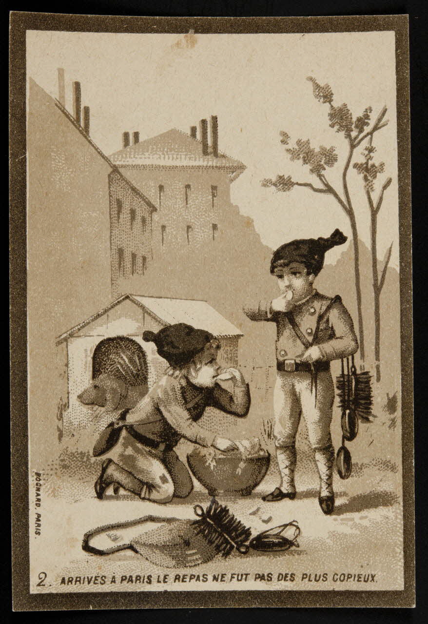 Bognard carte réclame chromo Paris 1876-1890 1995.1.2634.1 Photo