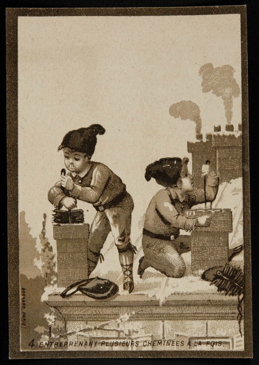 Bognard carte réclame chromo Paris 1876-1890 1995.1.2634.2 Photo