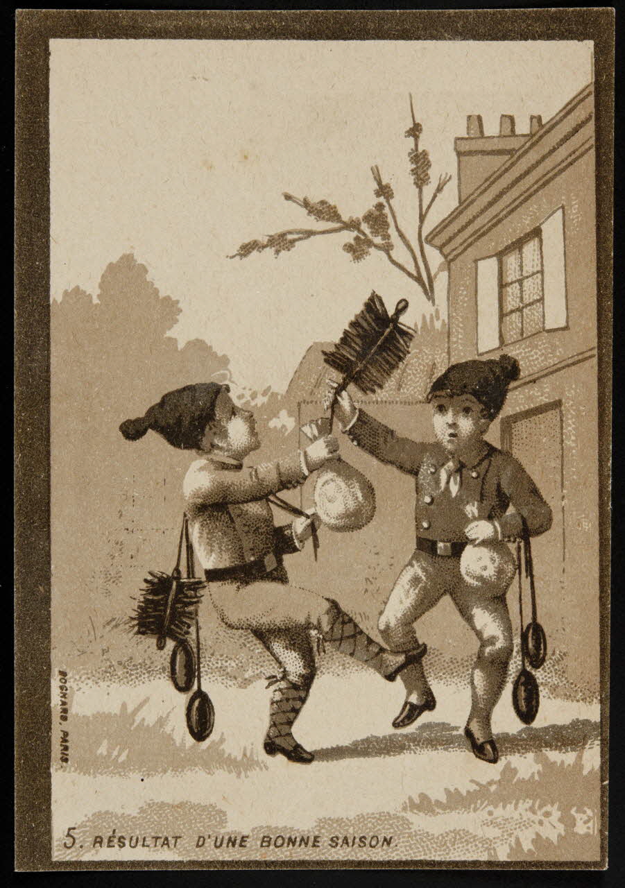 Bognard carte réclame chromo Paris 1876-1890 1995.1.2634.3 Photo