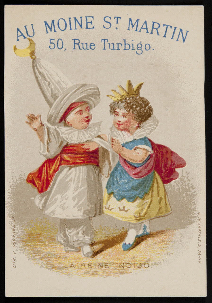 Bognard carte réclame chromo Paris 1876-1890 1995.1.2636.4 Photo