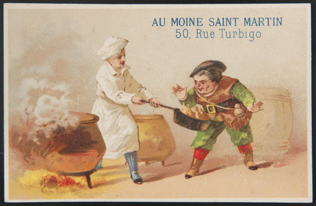 Bognard carte réclame chromo Paris 1876-1890 1995.1.2639.4 Photo