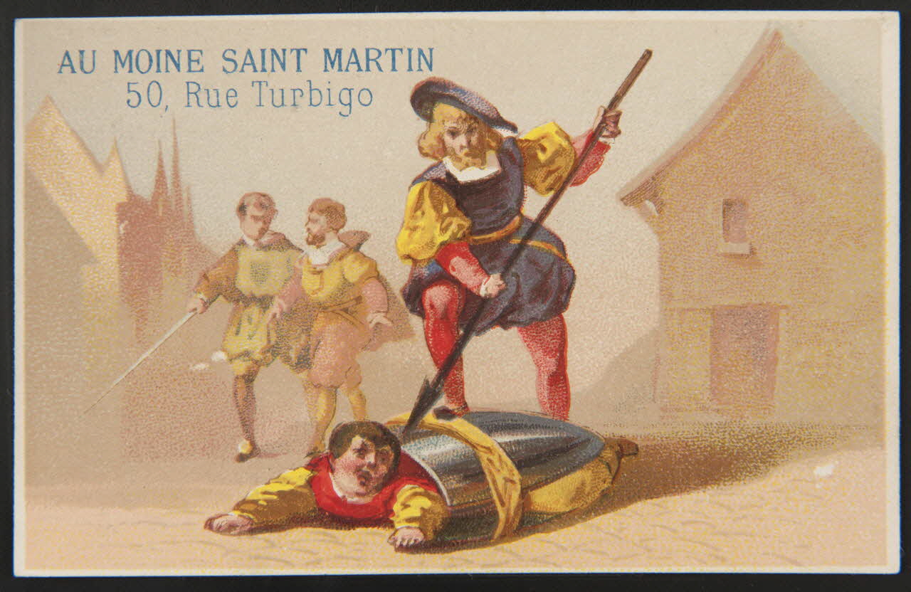 Bognard carte réclame chromo Paris 1876-1890 1995.1.2639.6 Photo