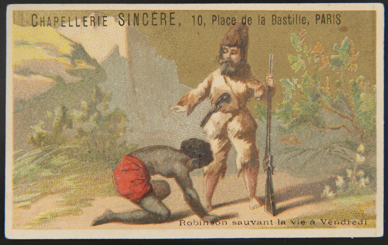 Bognard carte réclame chromo Paris 1876-1890 1995.1.2640.2 Photo