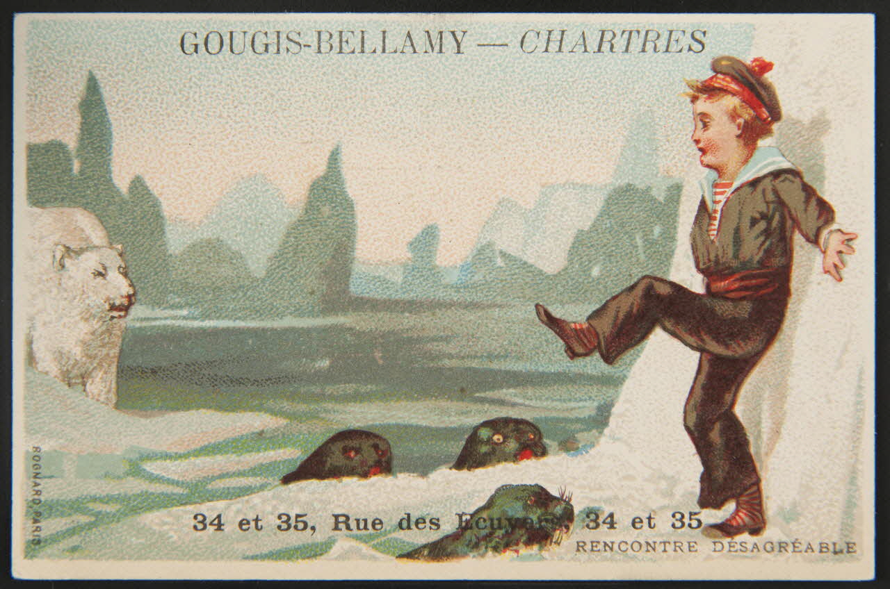 Bognard carte réclame chromo Paris 1876-1890 1995.1.2642.4 Photo