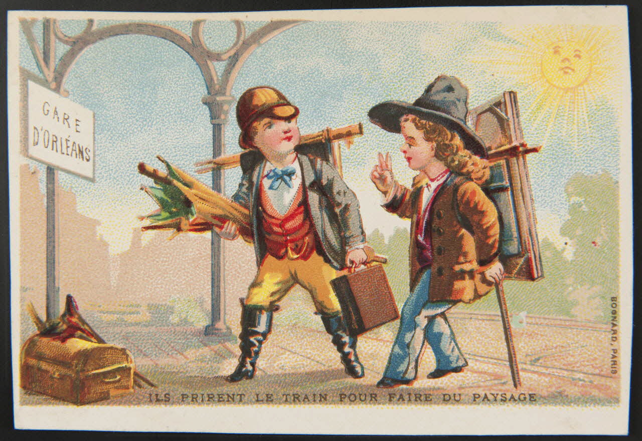 Bognard carte réclame chromo Paris 1876-1890 1995.1.2643.1 Photo