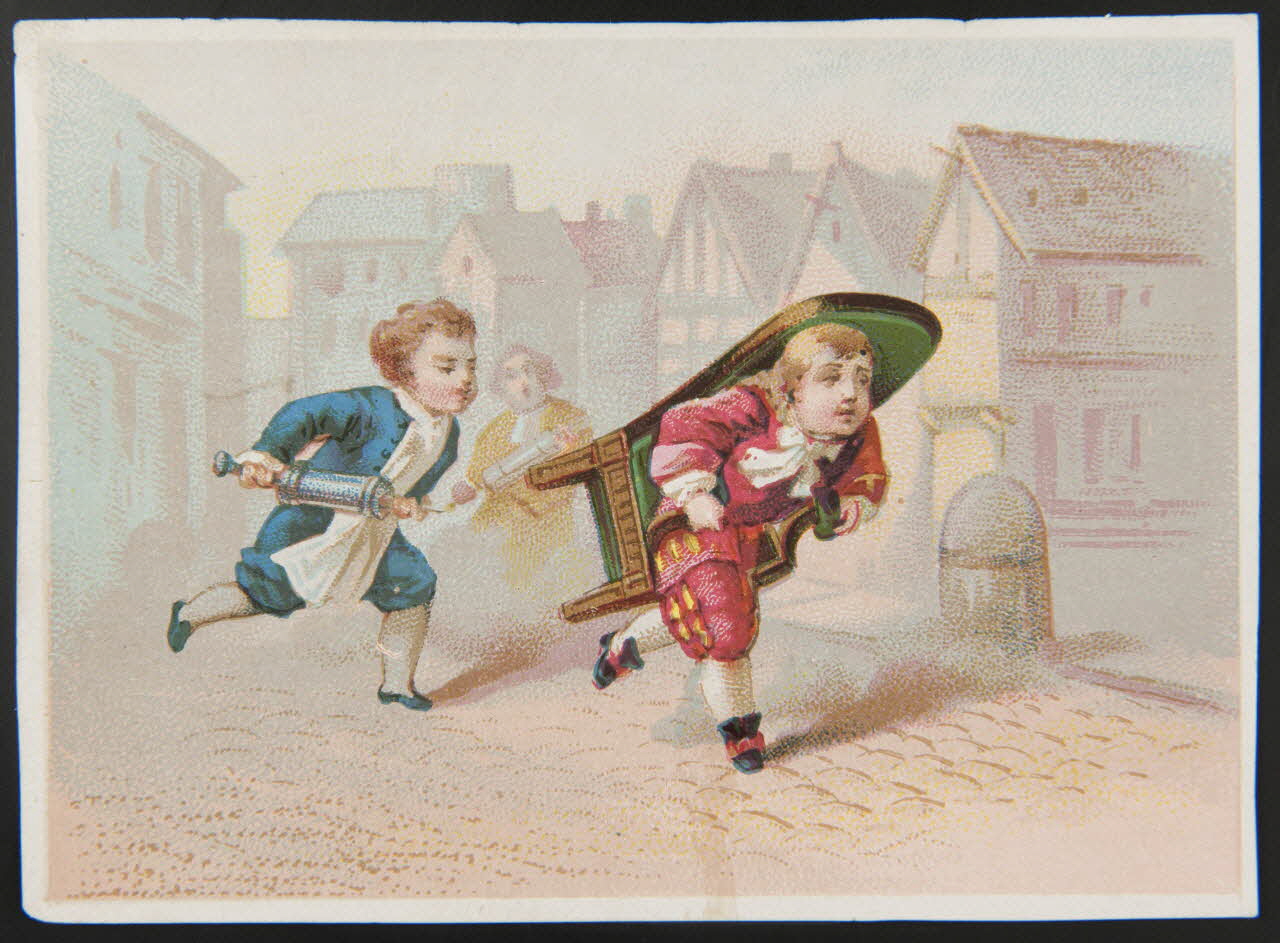 Bognard carte réclame chromo Paris 1876-1890 1995.1.2644.1 Photo