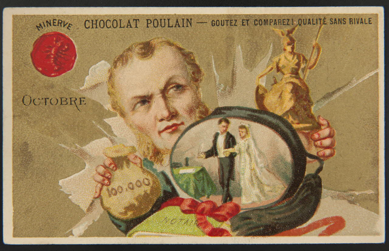 Bognard carte réclame chromo Paris 1876-1890 1995.1.2649.8 Photo