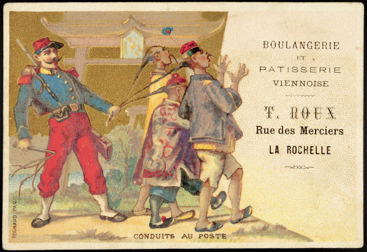 Bognard carte réclame chromo Paris 1876-1890 1995.1.2654.1 Photo