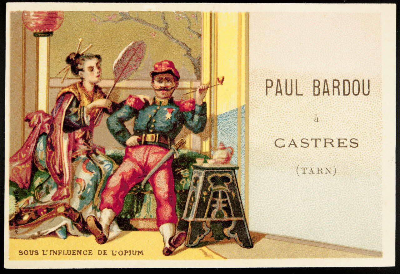 Bognard carte réclame chromo Paris 1876-1890 1995.1.2654.3 Photo