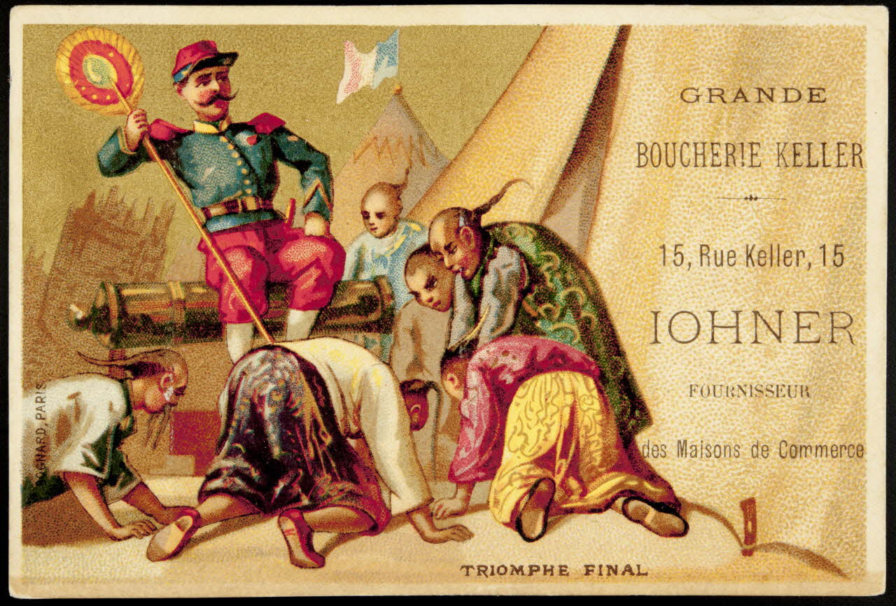 Bognard carte réclame chromo Paris 1876-1890 1995.1.2654.4 Photo