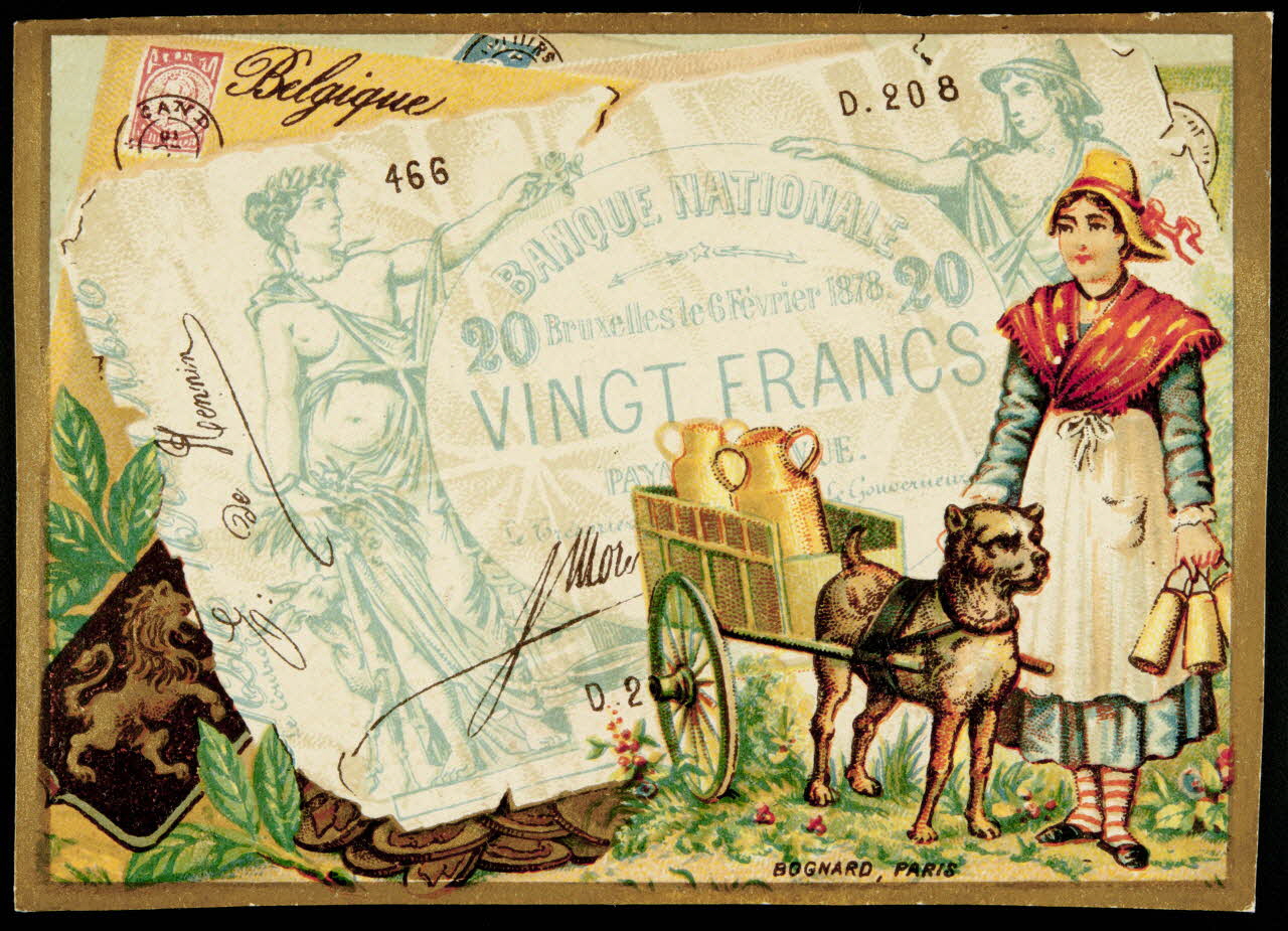 carte réclame chromo Paris 1876-1890 1995.1.2656.15 Photo