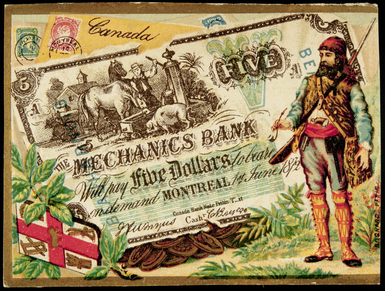 carte réclame chromo Paris 1876-1890 1995.1.2656.18 Photo