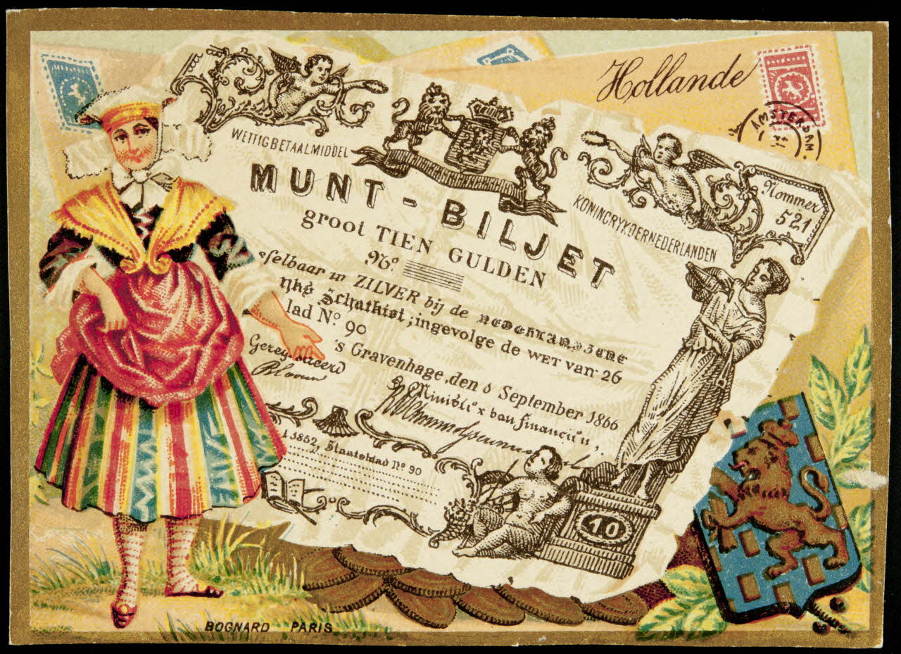 carte réclame chromo Paris 1876-1890 1995.1.2656.19 Photo
