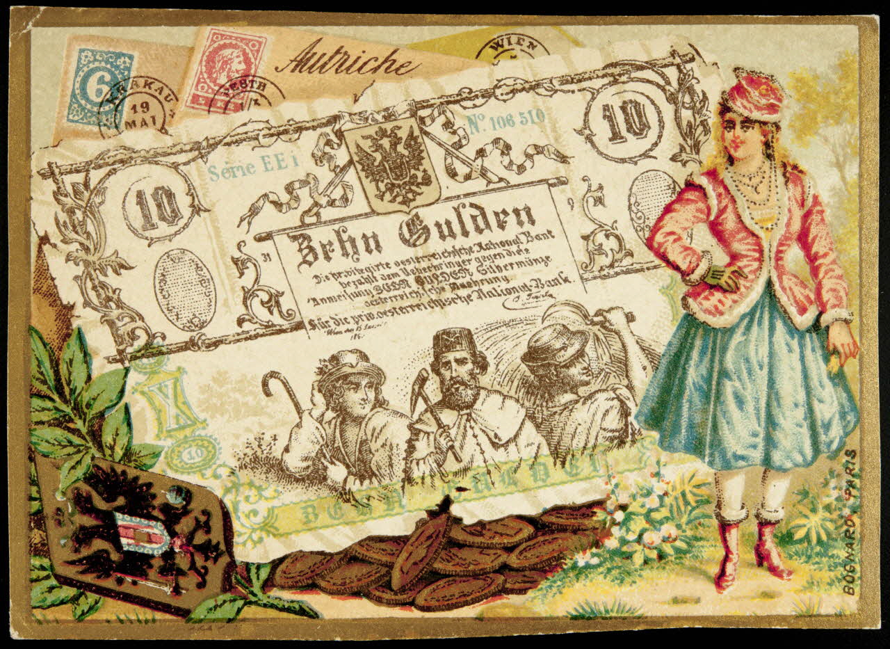 carte réclame chromo Paris 1876-1890 1995.1.2656.2 Photo