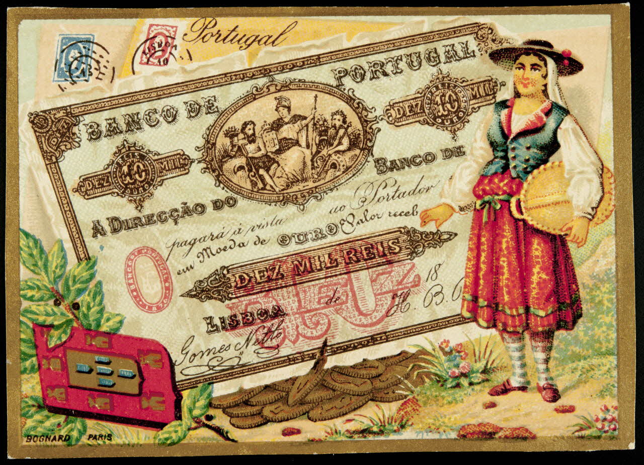 carte réclame chromo Paris 1876-1890 1995.1.2656.21 Photo