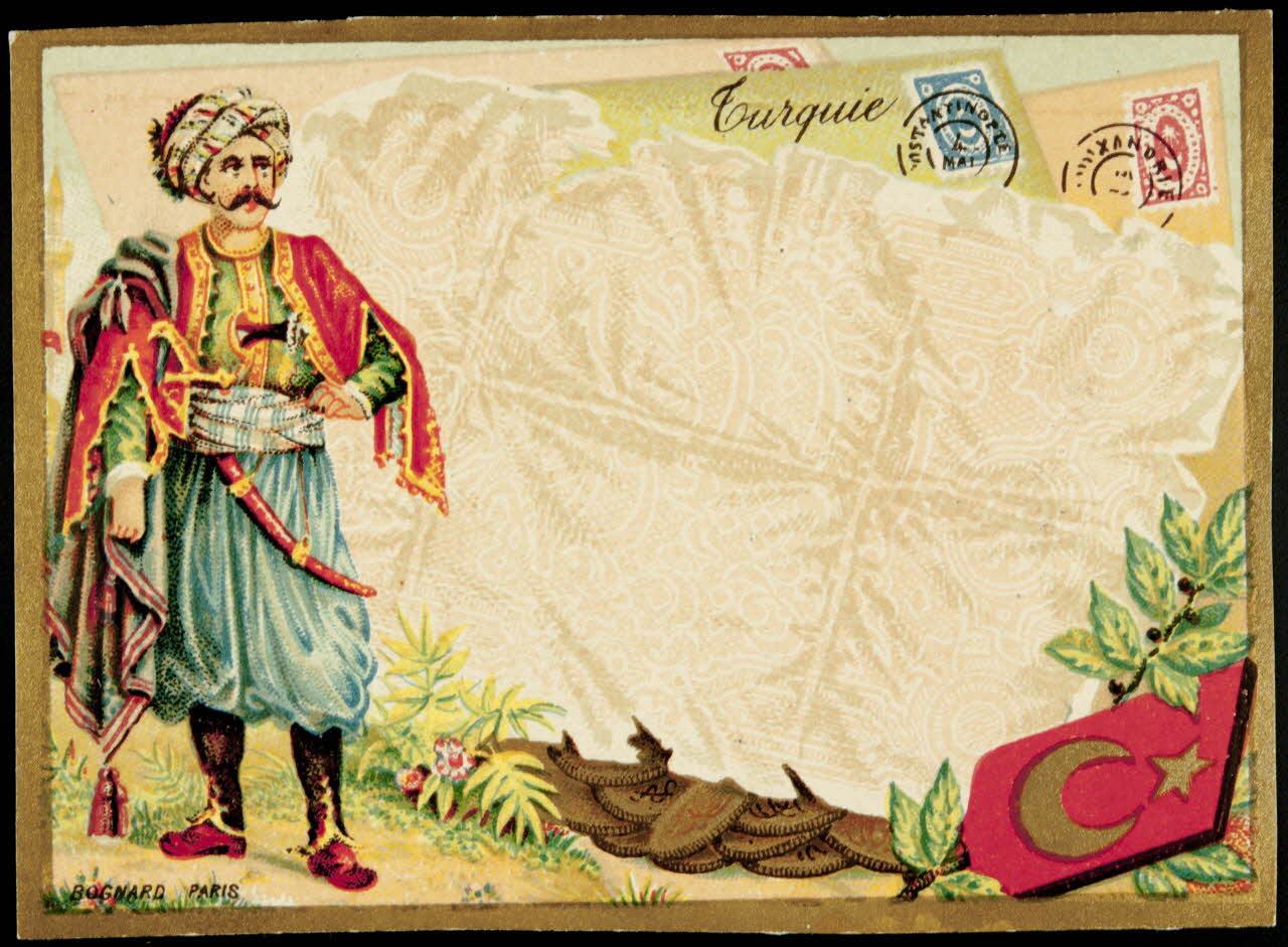 carte réclame chromo Paris 1876-1890 1995.1.2656.22 Photo