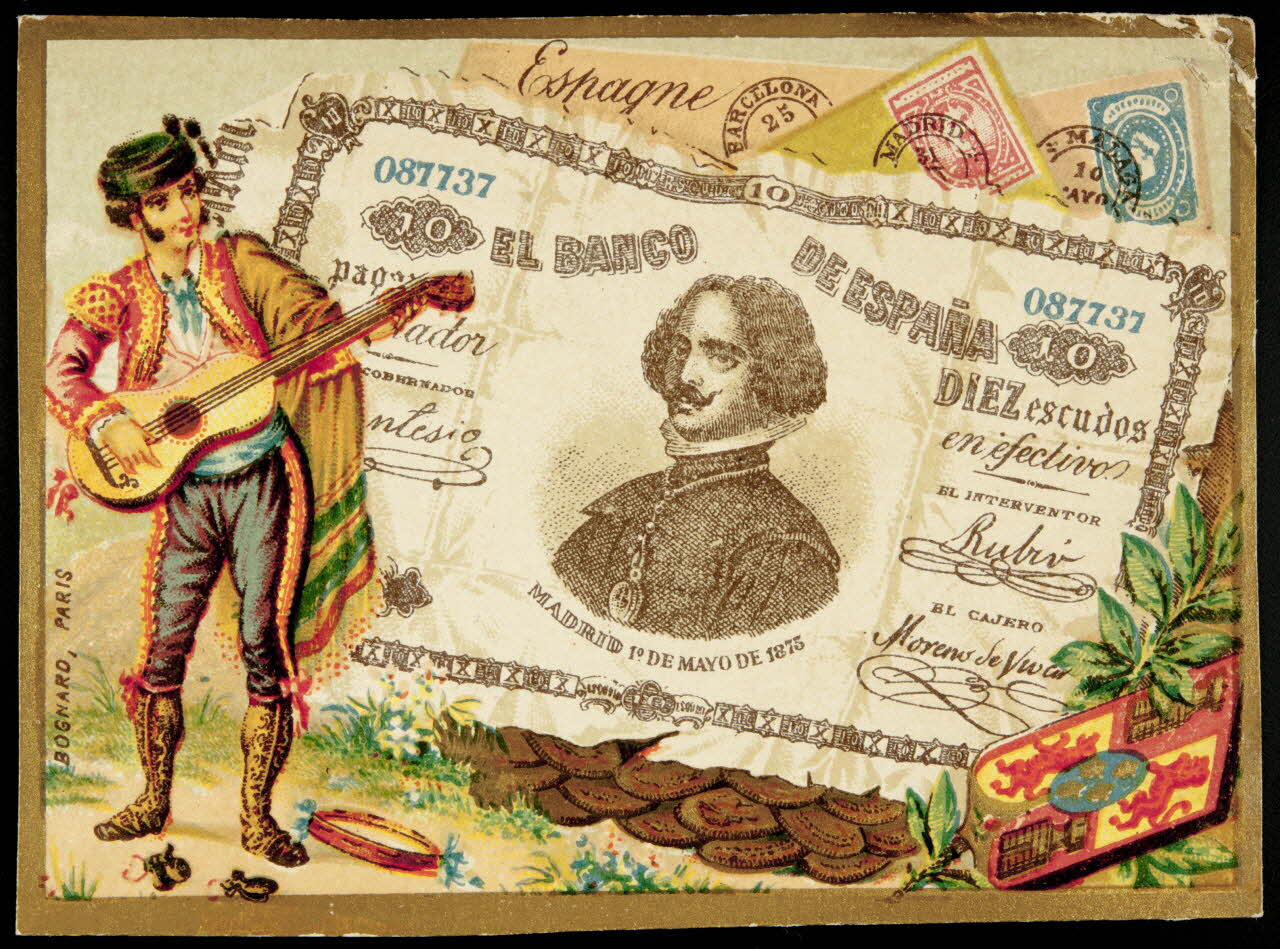 carte réclame chromo Paris 1876-1890 1995.1.2656.4 Photo