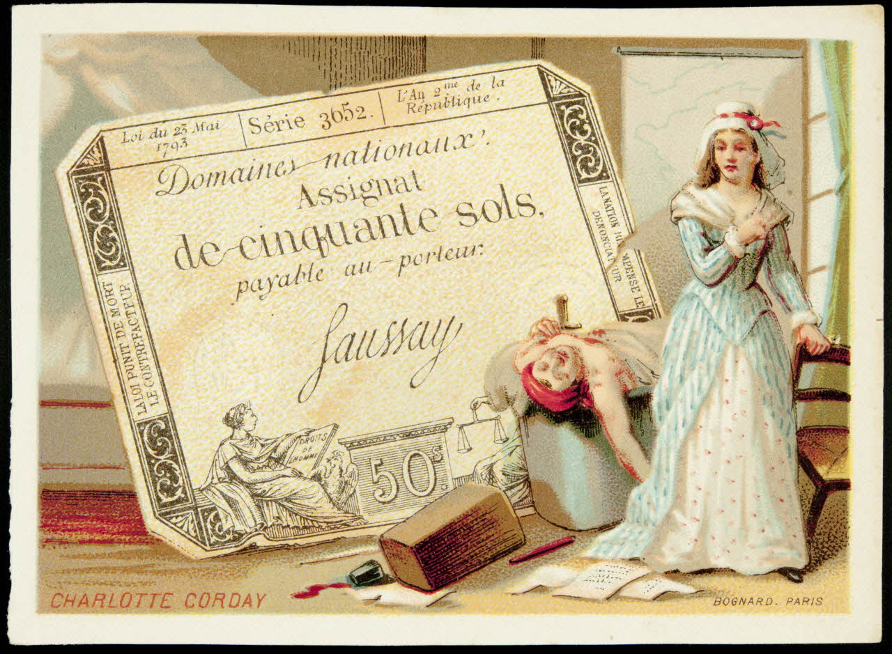 Bognard carte réclame chromo Paris 1876-1890 1995.1.2657.1 Photo