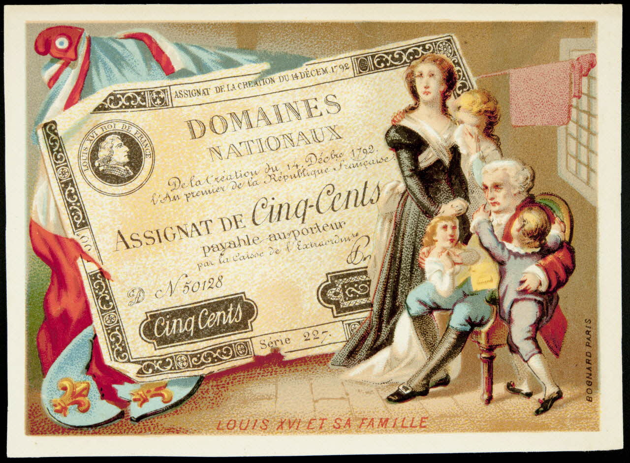 Bognard carte réclame chromo Paris 1876-1890 1995.1.2657.5 Photo