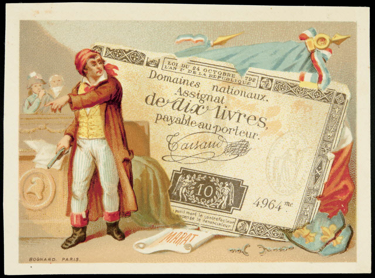 Bognard carte réclame chromo Paris 1876-1890 1995.1.2657.6 Photo