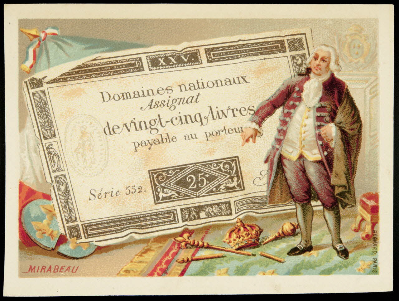 Bognard carte réclame chromo Paris 1876-1890 1995.1.2657.7 Photo