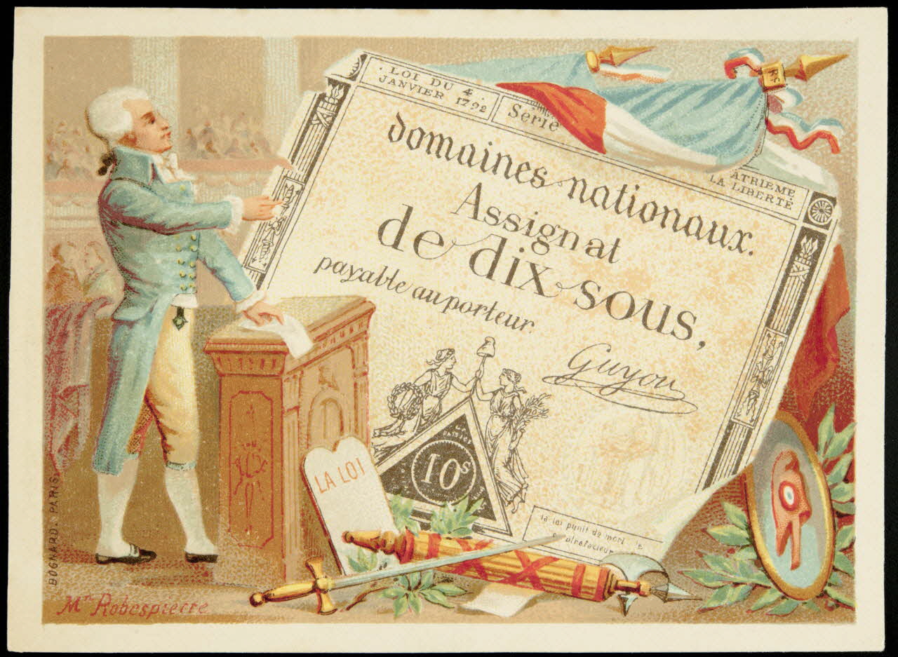 Bognard carte réclame chromo Paris 1876-1890 1995.1.2657.8 Photo