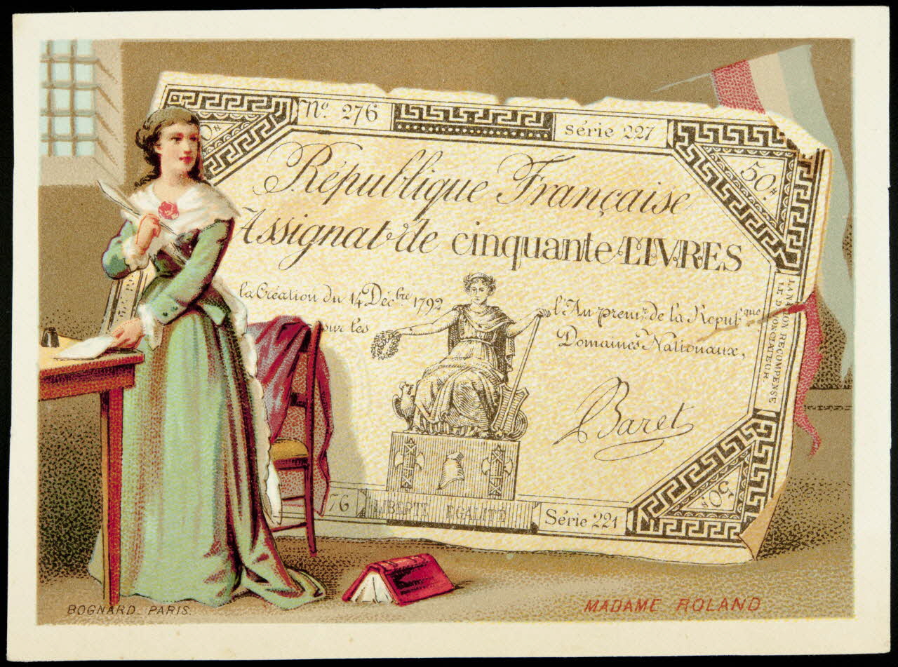 Bognard carte réclame chromo Paris 1876-1890 1995.1.2657.9 Photo