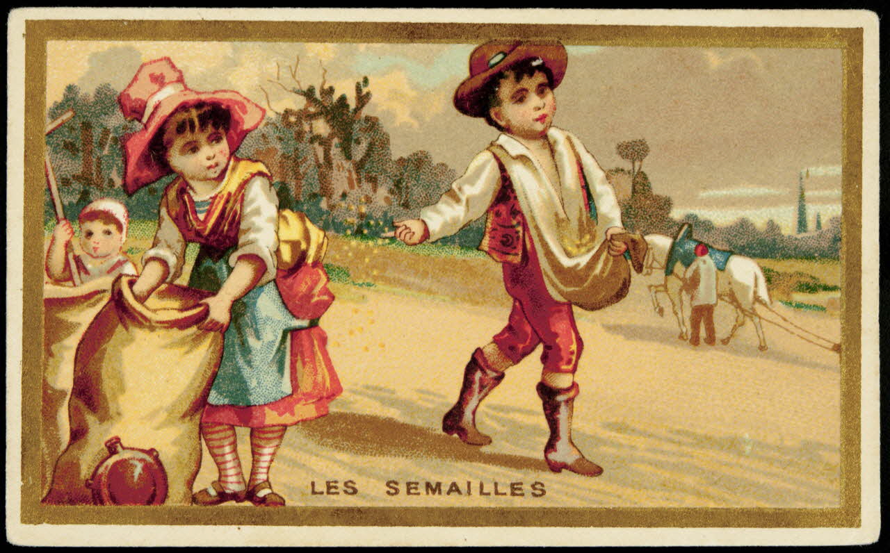 Bognard carte réclame chromo Paris 1876-1890 1995.1.2658.5 Photo