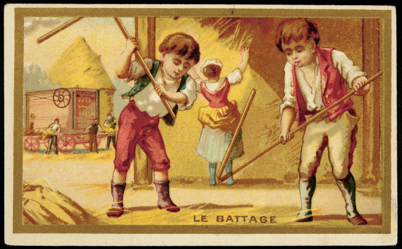 Bognard carte réclame chromo Paris 1876-1890 1995.1.2658.7 Photo