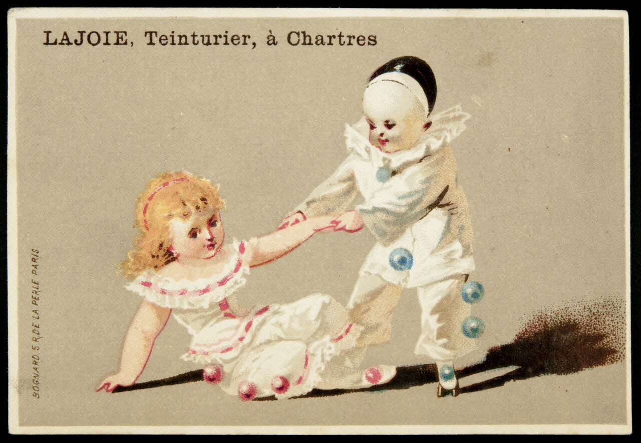 Bognard carte réclame chromo Paris 1876-1890 1995.1.2659.1 Photo