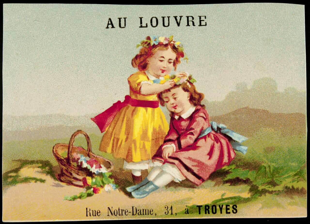 Bognard carte réclame chromo Paris 1876-1890 1995.1.2660.1 Photo