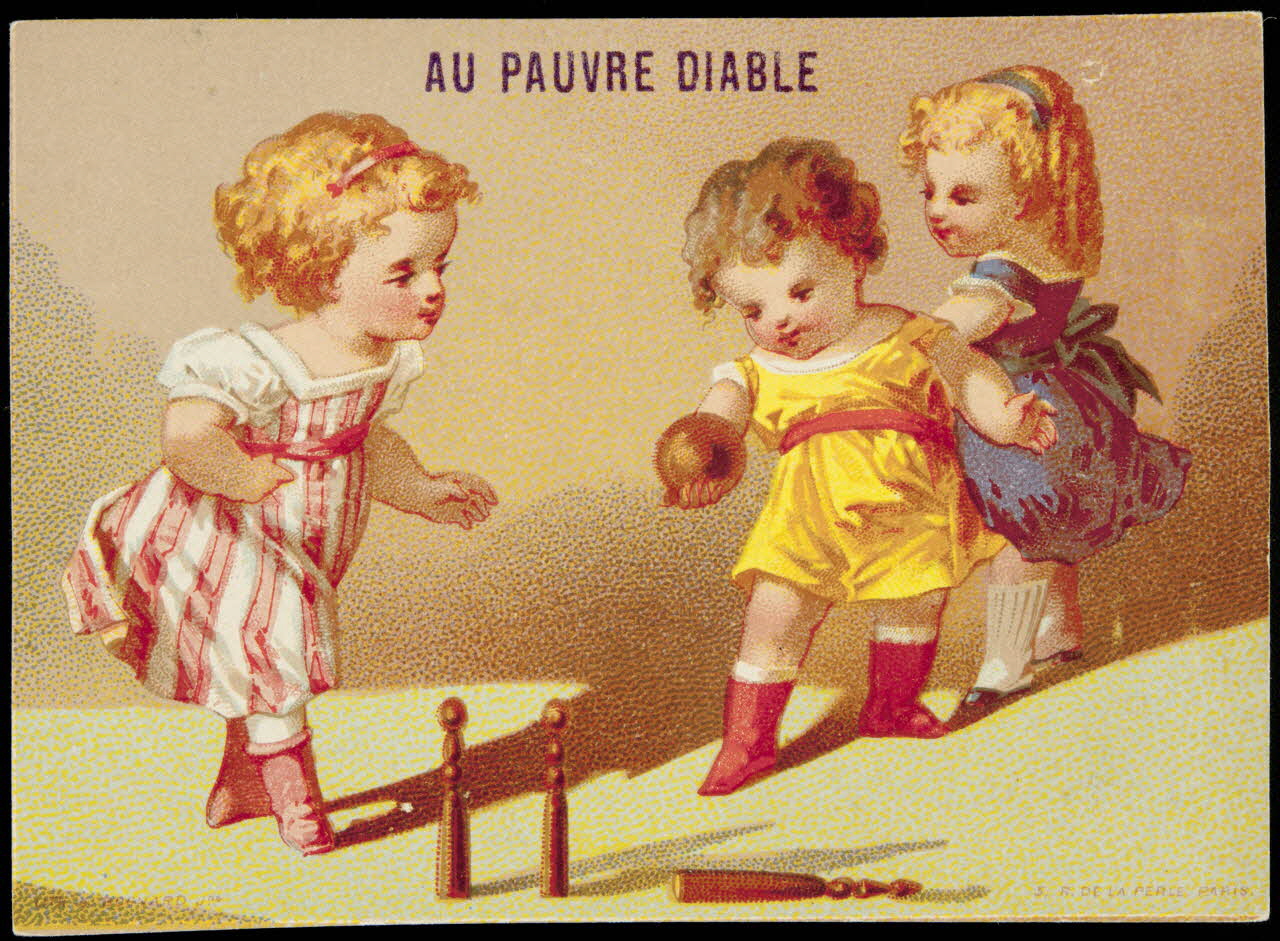 Bognard carte réclame chromo Paris 1876-1890 1995.1.2661.4 Photo