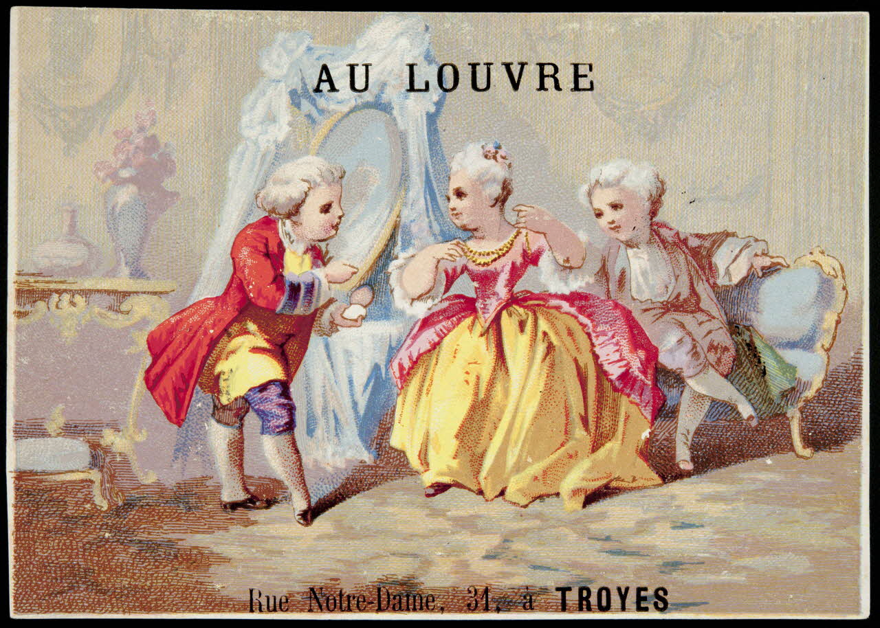 Bognard carte réclame chromo Paris 1876-1890 1995.1.2663.1 Photo