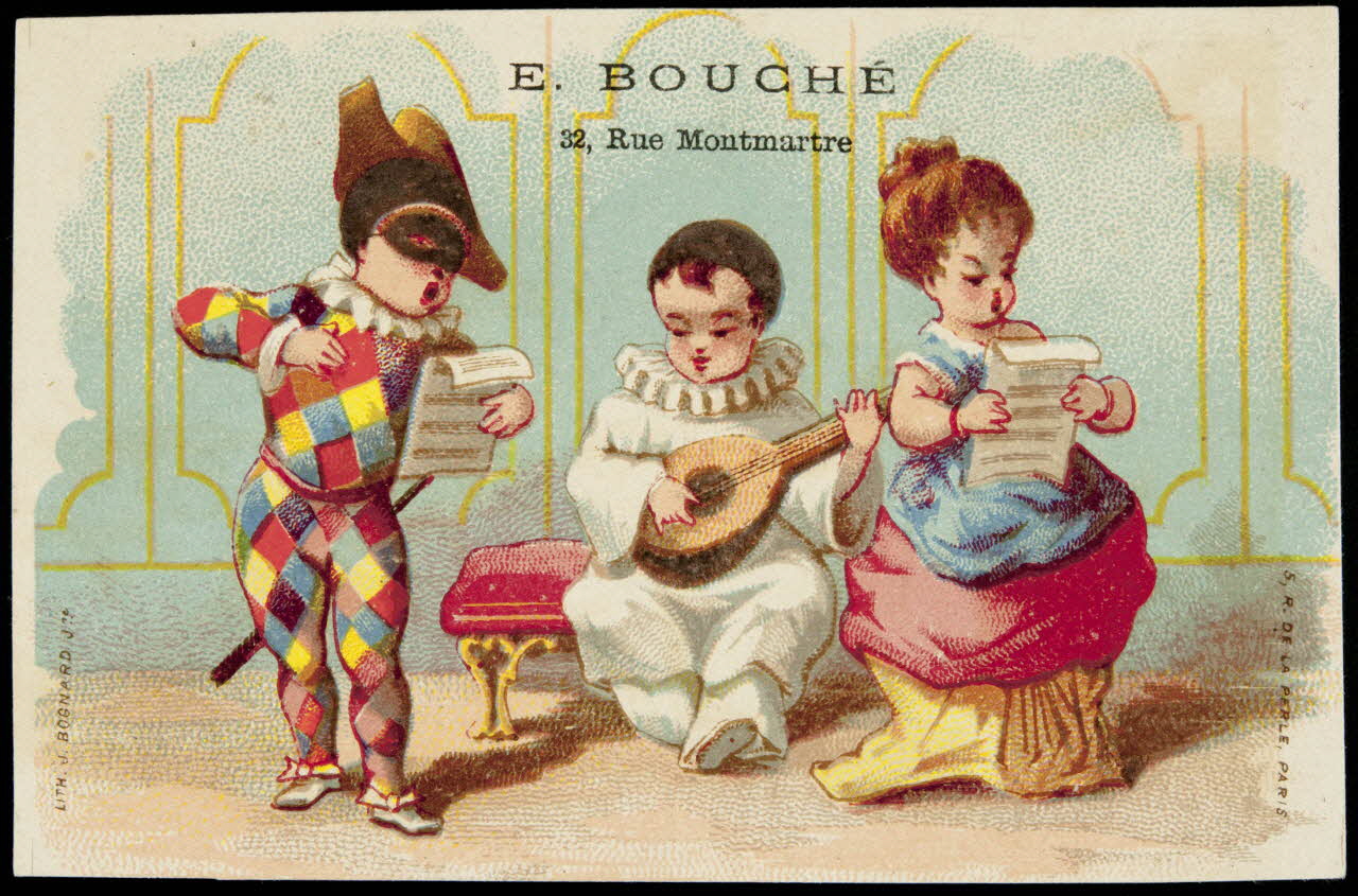 Bognard carte réclame chromo Paris 1876-1890 1995.1.2664.4 Photo