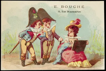 Bognard carte réclame chromo Paris 1876-1890 1995.1.2664.5 Photo