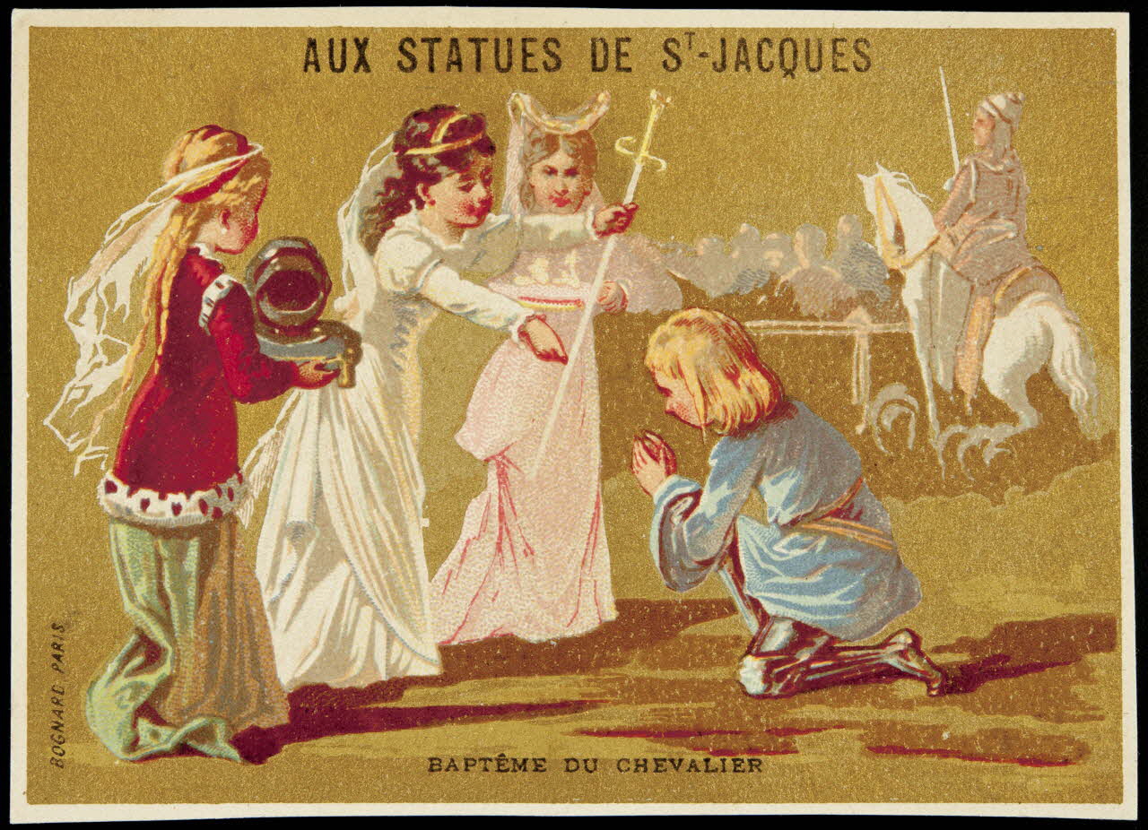 Bognard carte réclame chromo Paris 1876-1890 1995.1.2665.1 Photo