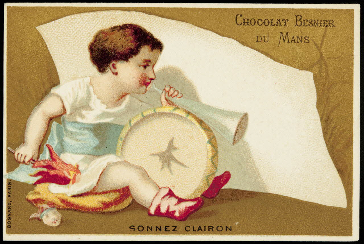 Bognard carte réclame chromo Paris 1876-1890 1995.1.2668.5 Photo