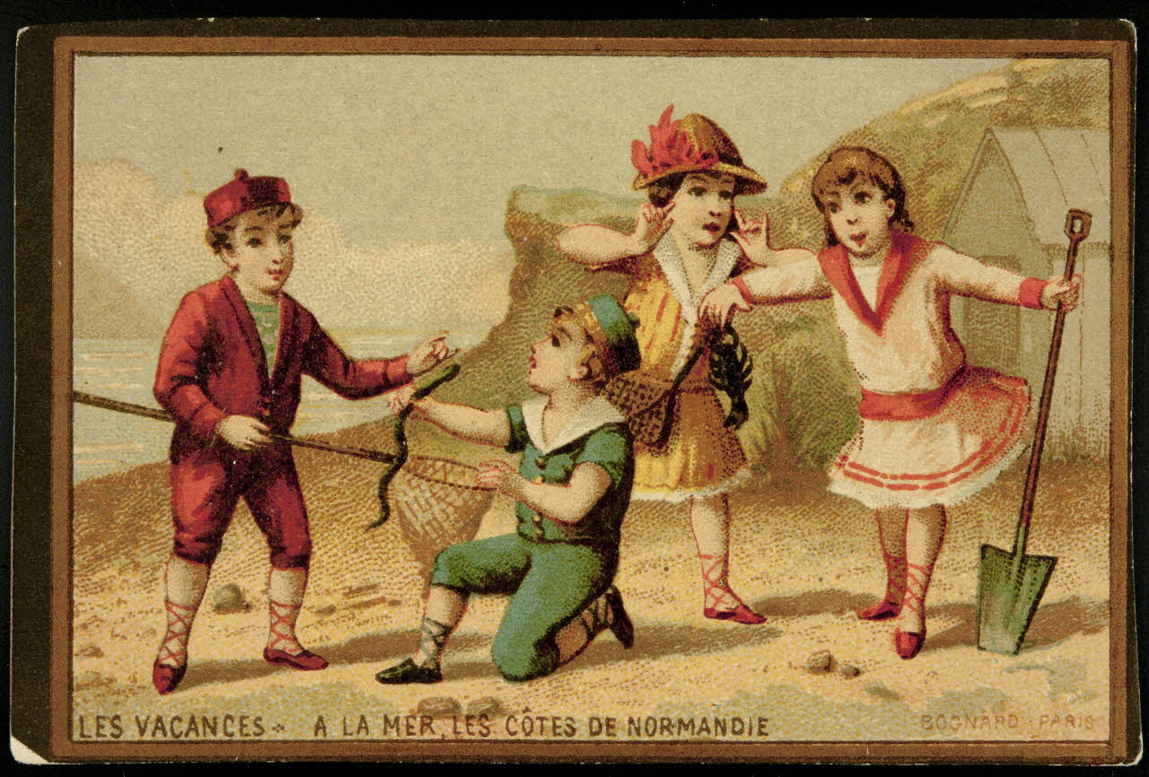 Bognard carte réclame chromo Paris 1876-1890 1995.1.2669.1 Photo