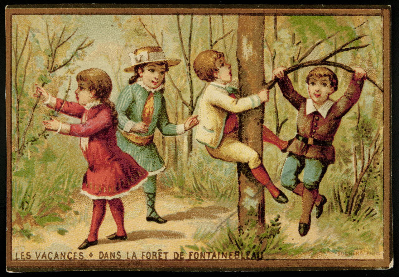 Bognard carte réclame chromo Paris 1876-1890 1995.1.2669.2  Photo