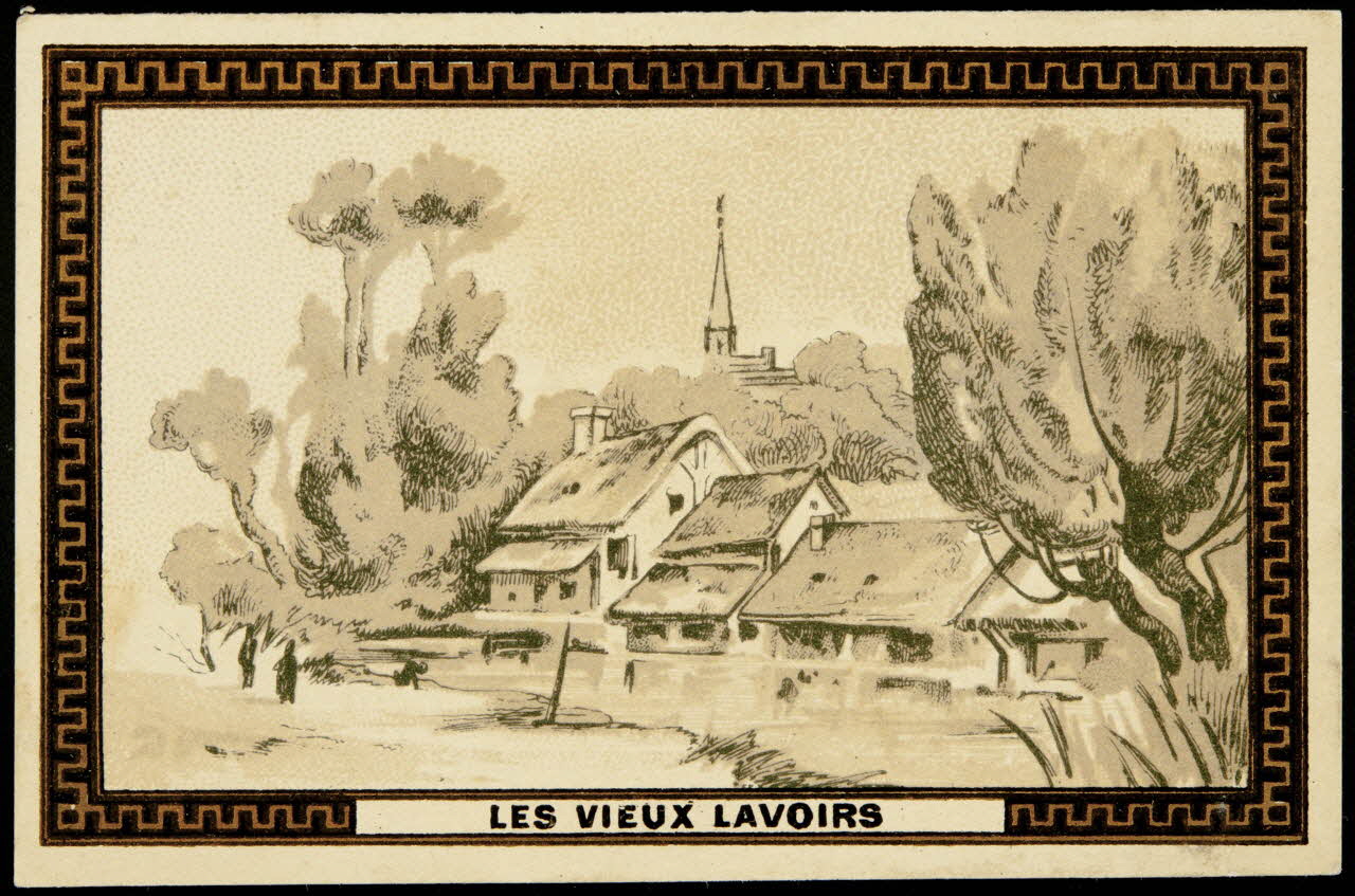 Bognard carte réclame chromo Paris 1886-1890 1995.1.2670.15 Photo